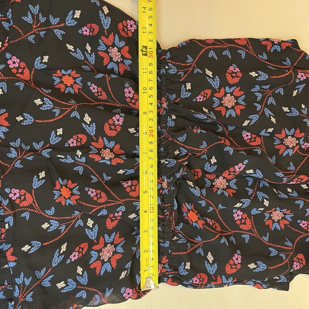 Joie Small Silk Summer Dress Off the Shoulder Low-High Lined - Picture 7 of 8